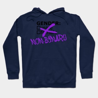 No Checked Boxes *non binary* Hoodie